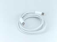 Câble de charge rapide double tête Type-C 240W avec conducteur en cuivre étamé pour transfert de données pour téléphones mobiles (matériau PC ABS)