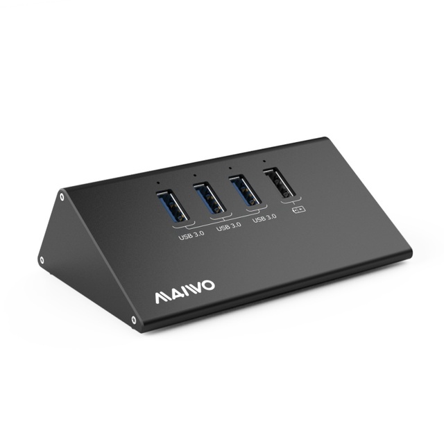 MAIWO Aluminum USB a Hub With 4 USB a Ports for Data Transmission and Charging USB HUB