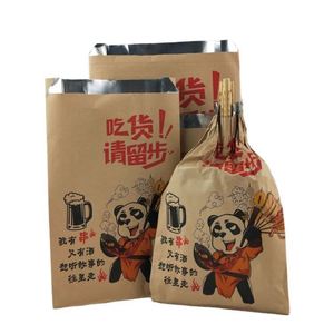 Bolsa Térmica de Papel de Aluminio para Empacar Alimentos, para Pollo Frito, Barbacoa, <span class=keywords><strong>Kebab</strong></span> - Product Image 2