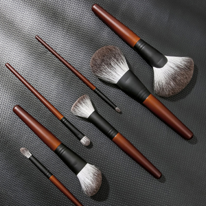 <span class=keywords><strong>Kabuki</strong></span> de alta calidad, 7 piezas, base correctora marrón de <span class=keywords><strong>pelo</strong></span> <span class=keywords><strong>Natural</strong></span>, <span class=keywords><strong>brocha</strong></span> de maquillaje de etiqueta privada - Product Image 4