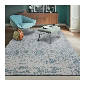 hot sale home deco scandinavian handmade living room or patio persian four seasons silk distressed rug