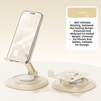 Support universel réglable en acier au carbone pour tablette iPad, support de bureau 360° °   Support rotatif