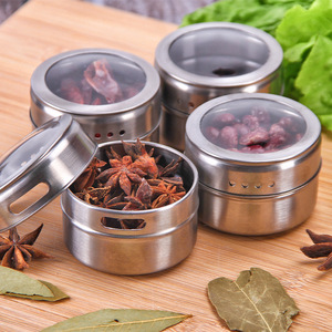 Pot à épices transparent magnétique mural pour cuisine, idéal pour les assaisonnements et les poivriers, parfait pour le barbecue - Product Image 3