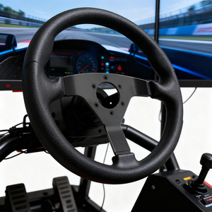 Volante de Carreras Universal de 6 Orificios y 320 mm, Resistente al Desgaste, con Agarre de PU y Radios de Aluminio Mate para Drift y Pista - Product Image 3