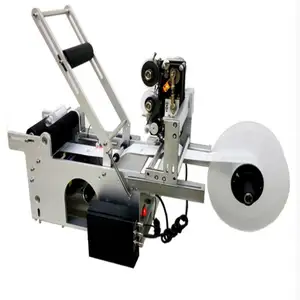 Semi automatic labeling machine, label printing machine roll sticker