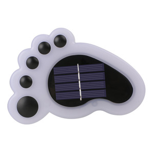 Luz <span class=keywords><strong>de</strong></span> suelo con huella <span class=keywords><strong>Solar</strong></span> para exteriores, decoración impermeable para jardín, Villa, patio, Lámpara decorativa para césped - Product Image 6