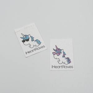 다채로운 의류 액세서리 새틴 프린트 라벨 사용자 정의 로고 디자인 관리 Tags 의류 인쇄 라벨 의류 - Product Image 5