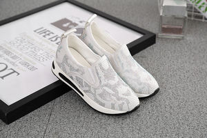 Bottes de sport décontractées respirantes pour femmes, style coréen, printemps, pieds nus, tige en cuir plat - Product Image 3