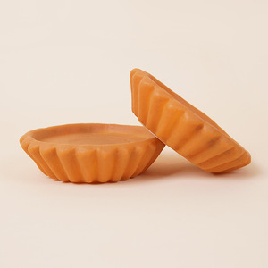 Simulated Cantonese <b>egg</b> tart crust props, handmade food toys, cake materials, dollhouses, light clay containers, kitchenware - Product Image 2