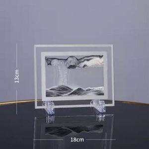 Round Glass 3d Hourglass, Multi Style Moving Sand Art Quicksand Painting/ - Product Image 2