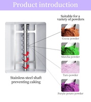 Apparatuur voor bubble tea catering, automatische poederdoseermachine, roomdispenser, bubble tea poeder, fruitpoeder, kwantitatieve machine