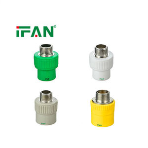 Raccords de tuyauterie haute pression IFAN 1/2" - 4" Connecteur fileté à souder Matériaux de plomberie <span class=keywords><strong>Raccord</strong></span> en plastique laiton PPR - Product Image 3