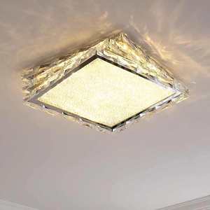 Candelabro de cristal LED, nuevo estilo, lámpara de techo cuadrada inteligente de lujo para sala de estar y dormitorio, Base de hierro, para el hogar y la Oficina - Product Image 5