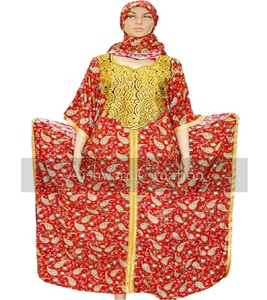 Elegant Luxury Ladies Long Dubai <b>Kaftan</b> Saudi Abaya Scarf Modest Linen Seamless Moroccan Style Ethnic Fabric for Wholesale India - Product Image 1