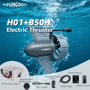 Kit di Sterzo ad Alta Spinta IFUNGOO H01, Set Propulsore Elettrico da 35kg, Staffa di Sterzo S02, Kit Batteria B50H, Impermeabile IP68 - Product Image 4