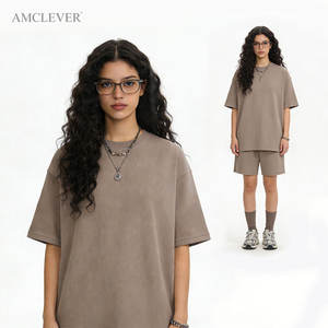 Camiseta Waffle de Peso Pesado para Hombre, Estilo Vintage, Texturizada, con Logotipo Bordado Personalizado, <span class=keywords><strong>Camisetas</strong></span> Casuales Holgadas para Hombre - Product Image 3