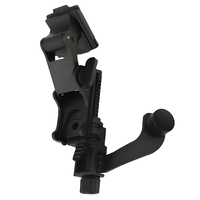 Lindu Optics Night Vision Aluminium Alloy Waterproof Helmet Mount dengan Desain Lipat Atas/Bawah & Sudut yang Dapat Disesuaikan untuk PVS-14
