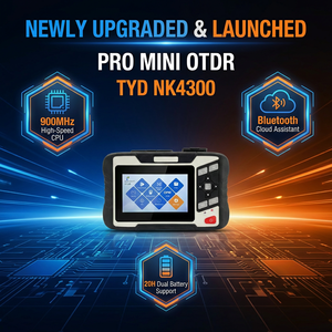 TYD NK4300-F4 OTDR Profesional de Vanguardia de 1650nm para Diagnóstico en Vivo, Probador de <span class=keywords><strong>Fibra</strong></span> Óptica Activo con POE FTTH y Longitud de Onda Rara para Solución Profunda de Problemas - Product Image 2