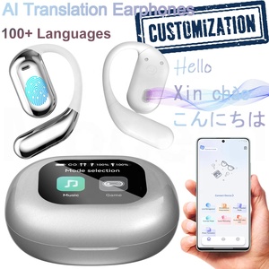 YYK-Q16 Pro AI Sports Écouteurs Casque Fonction de traduction <span class=keywords><strong>gratuite</strong></span> permanente OWS Soft Ear-Hanging ENC Call Noise Reduction IPX6 - Product Image 1