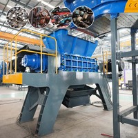 Mesin Penghancur Logam Campuran Industri untuk Blok Mesin Mobil Bekas, Besi Tua, Tulangan Baja, Aluminium, Kulkas, dan Logam Campuran Lainnya dengan Torsi Tinggi