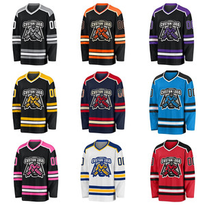 Nouvelle veste de hockey sur glace pour hommes, style OEM personnalisé, impression numérique, 100% polyester, respirante et à séchage rapide, poids du tissu 260g - Product Image 1