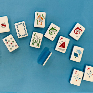 2026 Hot Sale American Mahjong Tiles Set Mat Acrylic Mahj Tiles Elegant Game Set for <b>Gamble</b> Chess Game - Product Image 6
