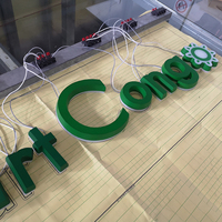 Conception personnalisée Acrylique D'intérieur Mini 3D Illuminé Frontlit Canal Lettre Signe Diy Intégré Grand Signage En Plastique