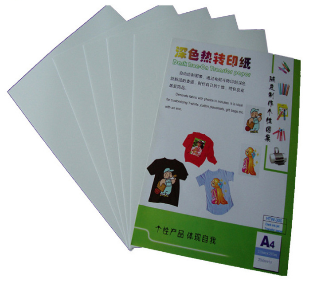 A4 A3 Dark Inkjet  Heat Transfer Paper Inkjet