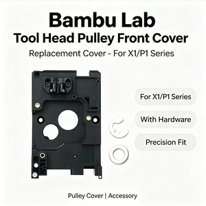 Cache avant de poulie d'outil Bambu Lab, accessoire de remplacement pour imprimante 3D séries X1 P1, pièce de maintenance - Product Image 1