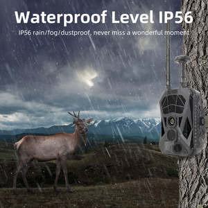 Caméra de chasse sans fil 4G LTE, caméra de chasse extérieure 1080P avec vision nocturne, détection de mouvement, étanche IP66 pour la chasse - Product Image 4