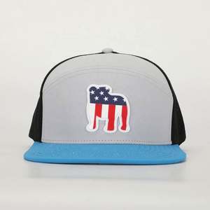 Gorra Deportiva Personalizada al por Mayor BSCI de 6 Paneles con Visera Plana, Unisex, de Alto Rendimiento, con Parche de Goma con Logotipo, de Poliéster, Estilo Hip Hop - Product Image 2