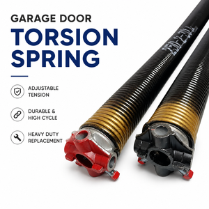 Garage <b>Door</b> Torsion <b>Spring</b> Adjustable Residential Garage <b>Door</b> <b>Springs</b> Durable High Cycle Heavy Duty Replacement Kit - Product Image 1