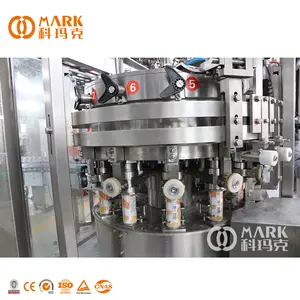 High Efficient Aluminum Cans Line Automatic Energy Drink Soda Water Filling Sealing Machine