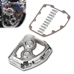 For Harley Twin Cam Clarity Cam Cover Touring Street Glide road king 06-16 softail Fat Boy 01-17 Dyna CNC see through cam cover