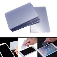 Outil de réparation d'écran de téléphone en plastique ultra-fin et flexible, carte de démontage transparente pour la réparation d'écrans LCD de téléphones portables et tablettes