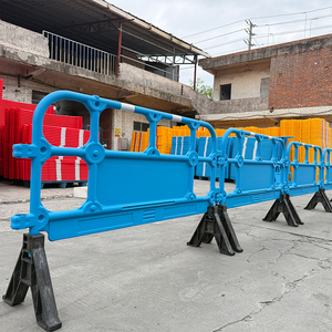 Barrera de Plástico HDPE Moldeada por Soplado 1350, Barrera de Seguridad de Plástico para Control de Multitudes con Panel Publicitario - Product Image 5