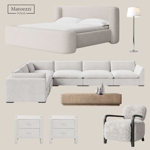 Contemporary Living Room Bedroom Set <b>Sofa</b> Armchair Coffee <b>Table</b> <b>Side</b> <b>Tables</b> Bedside <b>Tables</b> Storage Cabinet Living Room Furniture - Product Image 1