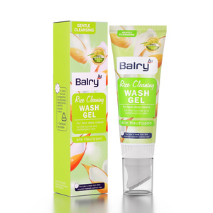 เจลล้างหน้าบาลรี่ ไรซ์ คลีนนิ่ง วอช เจล 120 มล. สำหรับทุกสภาพผิว ให้ผิวกระจ่างใส บรรจุในหลอด ผลิตจากวัสดุรีไซเคิล พกพาสะดวก ทำความสะอาดอย่างล้ำลึก อ่อนโยนต่อผิว - Product Image 1