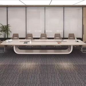 Salle de conférence haut de gamme, grande table de conférence longue pour les négociations - Product Image 3