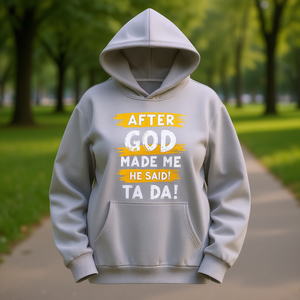 เสื้อฮู้ดลำลองสำหรับผู้หญิง God Disturb ผลิตจากโพลีเอสเตอร์ 100% แบบถัก แขนยาว มีกระเป๋า สไตล์ฤดูใบไม้ร่วง - Product Image 2