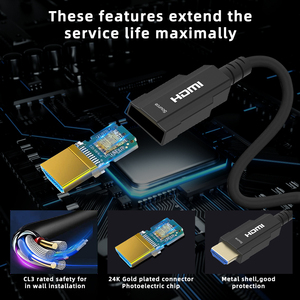 Tùy chỉnh bán buôn HDMI để HDMI cáp 1m 1.5m 2m 3 M 5m Nam để nam siêu HD tốc độ cao HDMI V2.1 8K @ 60Hz 4K @ 120Hz 3 mét - Product Image 4