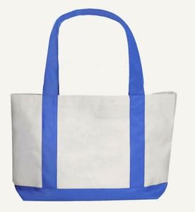 Bolsa de Mano de Lona de Algodón Cuadrada Ecológica al por Mayor con Asas de Cuero Resistentes para el Trabajo o Promociones - Product Image 6