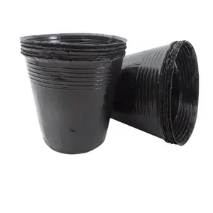 פלסטיק רך PE הפנוי פרח סירים רך משתלת עגול HDPE תזונתי קערת סיר עבה עם טוב באיכות פרח כוסות