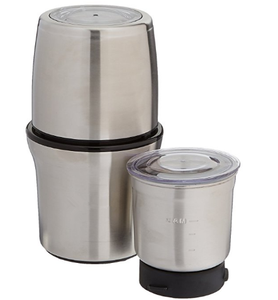 Molino de Acero Inoxidable para Café, <span class=keywords><strong>Especias</strong></span> y Chutneys, Húmedo y Seco, <span class=keywords><strong>con</strong></span> Dos Recipientes KWG-130   KWG-130B  KWG-130C KWG-130H - Product Image 2