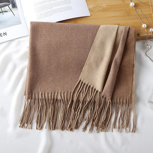 Drop Shipping Frauen Winter Warm Long Solid Color Kaschmir Schal Schal - Product Image 3