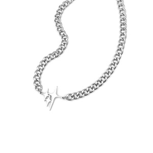 Collana da uomo in lega <span class=keywords><strong>con</strong></span> ciondolo a croce stile hip-hop, gioielli da uomo alla moda per tutti i giorni - Product Image 5