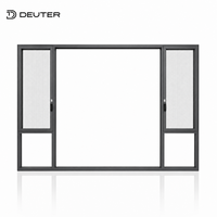 Ventanas de Aluminio Abatibles y Giratorias con Diseño Interior Elegante sin Perlas, Rotura de Puente Térmico y Triple Sellado para Proyectos Residenciales de Alta Gama