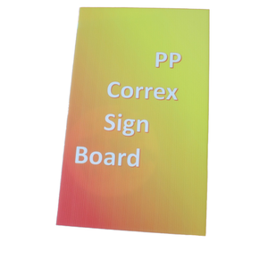 Correx coroplast sóng uv-kháng quảng cáo ngoài trời hiển thị dấu hiệu tấm bảng corflute dấu hiệu bãi cỏ bảng hiệu ngoài trời - Product Image 2