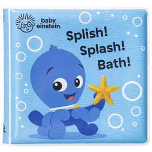 Buku Squishy empuk anak-anak EVA kustom buku bayi mainan mengambang tahan air buku mandi