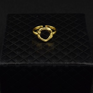2026 New Simple Vintage Design Geometric Ring Light Luxury Unisex's Adjustable Stainless Steel Rings Fashion Jewelry Wholesale - Product Image 6